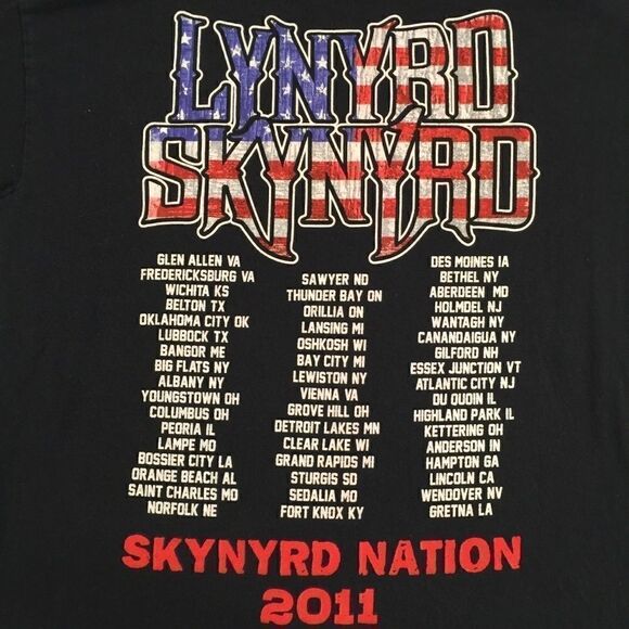 LYNYRD SKYNYRD 2011 Band Tee! Unisex - Picture 3 of 4